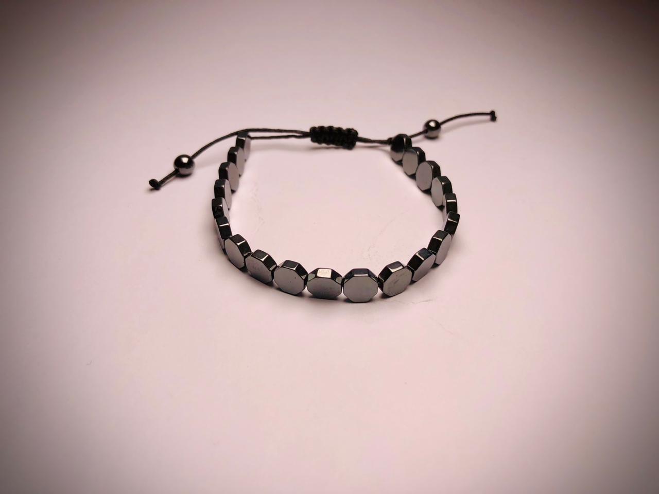 Metal bead bracelet