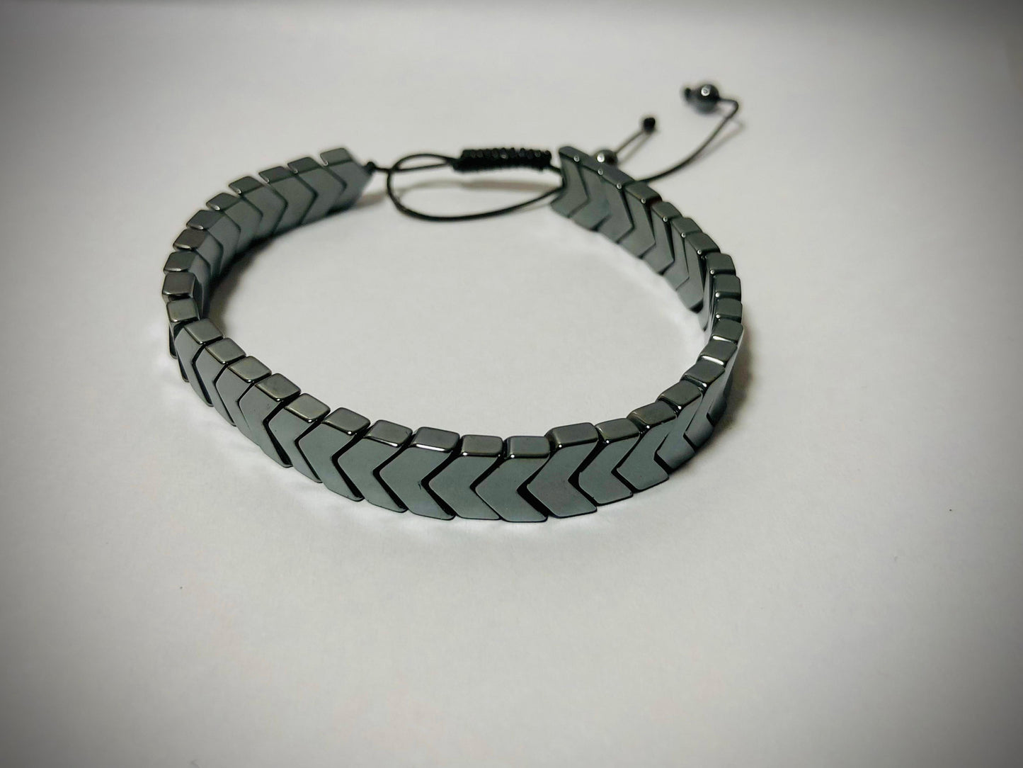 Silver Arrow Pattern Adjustable Bracelet