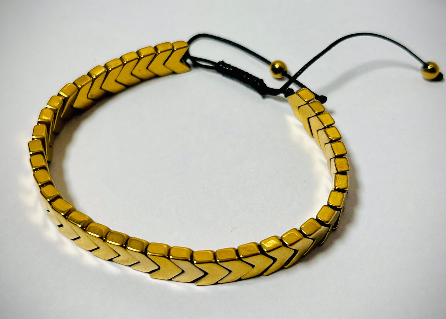Golden Arrow Pattern Adjustable Bracelet