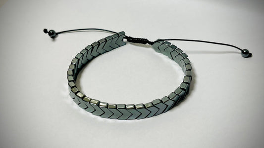 Silver Arrow Pattern Adjustable Bracelet
