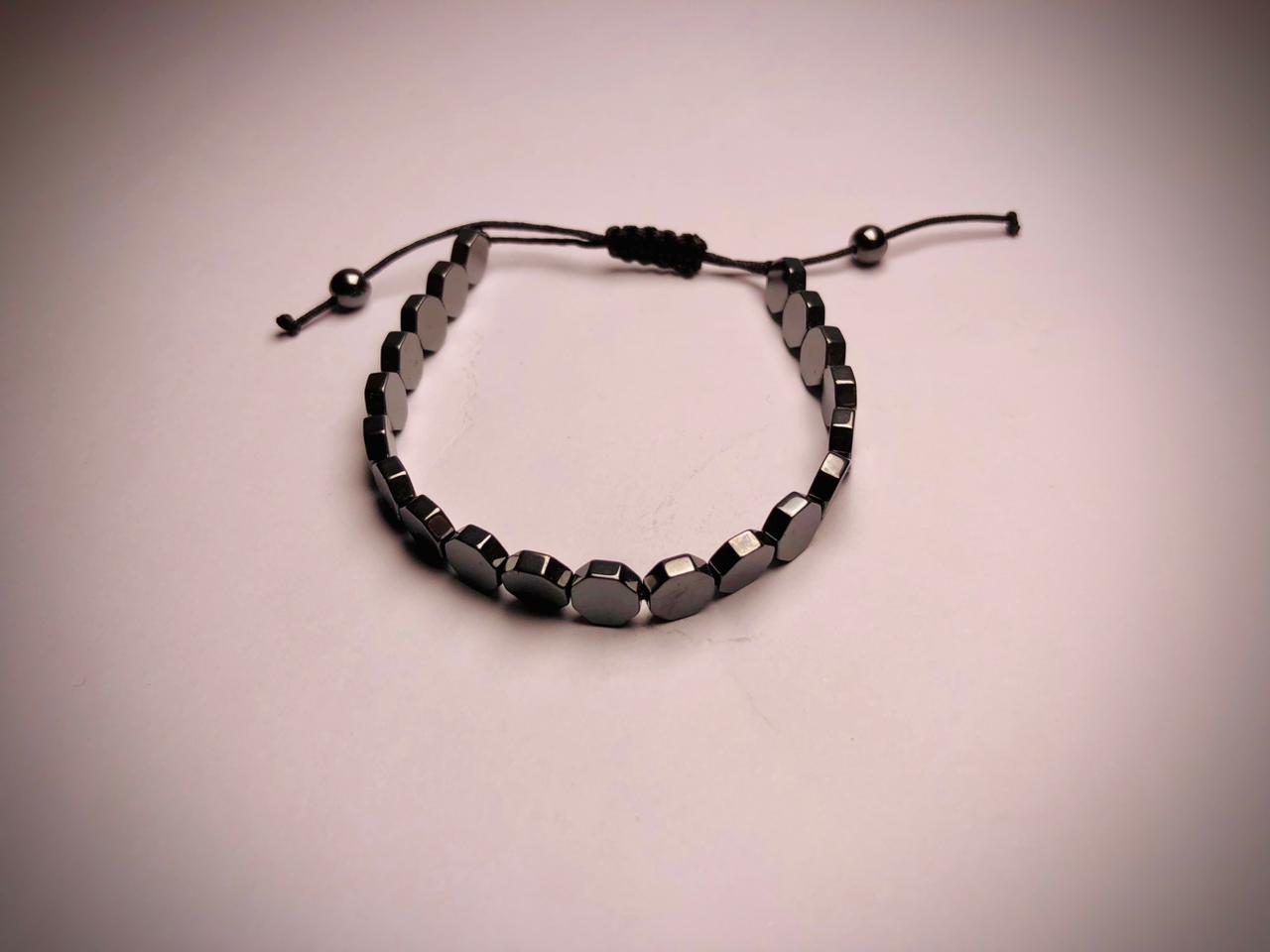 Metal bead bracelet