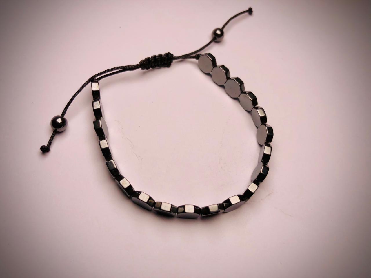 Metal bead bracelet